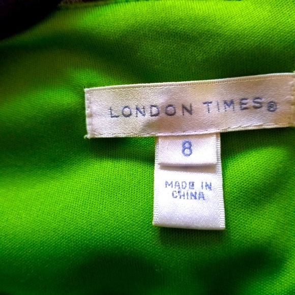 London times tiered Satin dress size 8 - Picture 5 of 5